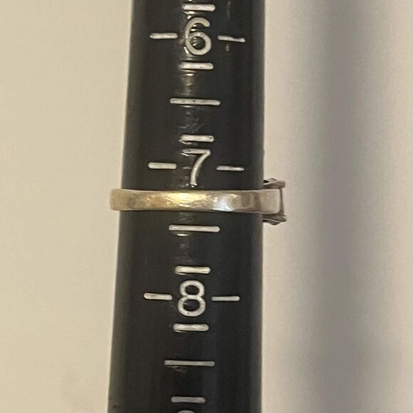 Vintage Avon Ring Jade and Topaz Size 7 1/4 - Picture 10 of 10